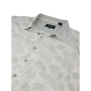 Nat Nast Silk Hawiian Shirt Floral Green Size‎ XXL Men's